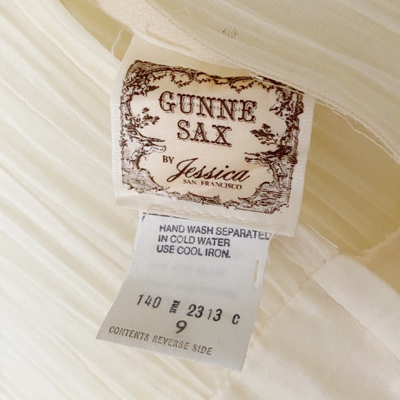 Gunne Sax Off the Shoulder Tiered Maxi Dress - Picture 12 of 13